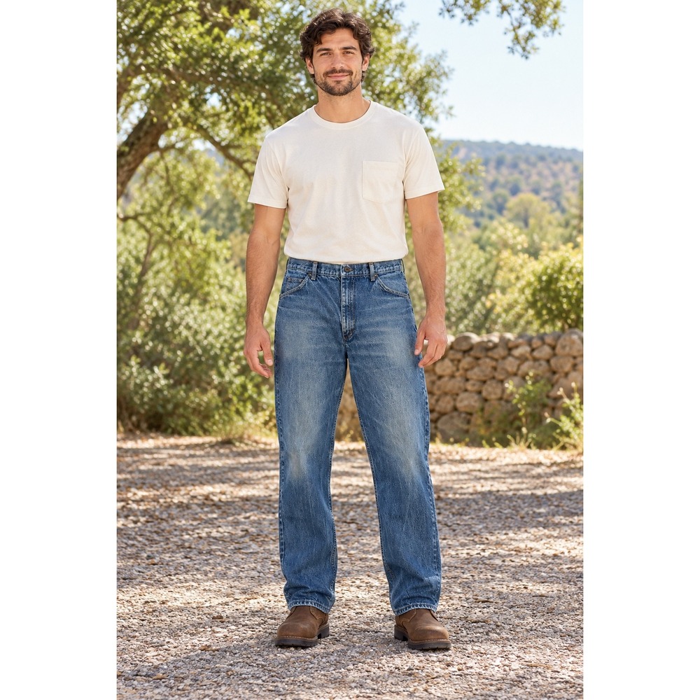 Bulwark FR Excel FR Mens Flame Resistant Work Jeans 38x37 Blue Denim PEJ4DW4